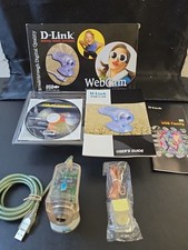Vintage D-Link DSB-C100 USB Digital Video Camera-Complete in Box Retro Webcam picture