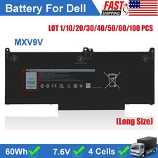 ✅LOT MXV9V Battery For Dell Latitude 5300 5310 7300 7400 5VC2M 829MX P96G 60Wh picture