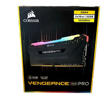 Corsair Vengeance RGB Pro 32GB (2x16GB) RAM DDR4 3600MHz. NIB. FAST SHIPPING picture