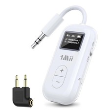 1Mii SafeFly Dual | Airplane Bluetooth Adapter for AirPods or Headphones, picture
