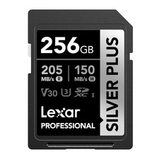 Lexar 256GB Professional SILVER PLUS UHS-I SDXC V30 Memory Card picture