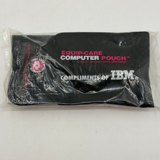 VTG IBM Collectible Equip-Care Computer Pouch 1999 Deadstock Retro Cleaning Kit picture