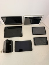 Tablet Lot Samsung TCL ONN Consumer Cellular Lot Of Six Parts Only Broken Repair picture