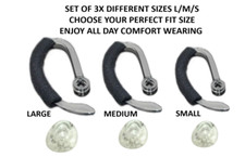 3X Replacement Ear Tips Set For Plantronics CS540 Savi W440 W740 W745 WH500 L/M/S picture