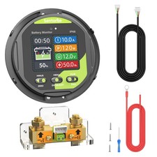 0-500A Battery Monitor Shunt 8-120V IP68 LCD Waterproof picture