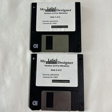 My Label Advanced Designer v2.0 for Windows – 3.5” Floppy Disk Set (2 Disks) picture