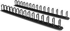 2 Pack Startech Cable Management Organizer Vertical Server Rack D-ring Hooks picture