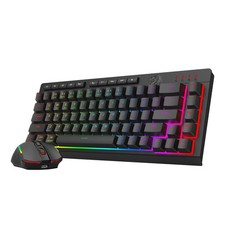 Redragon S155-RGB Wireless Gaming Keyboard Mouse Combo 60% Mechanical picture