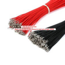 XH2.54 terminal wire black red double-ended compression reed cable length 20CM picture