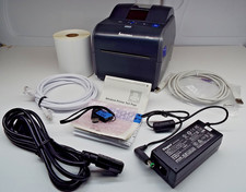 INTERMEC Label Printer PC43d LCD USB RJ45 ETHERNET Direct Thermal COMPLETE SETUP picture