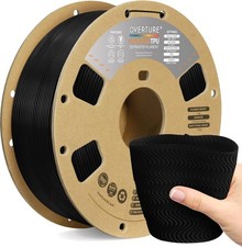 OVERTURE High Speed TPU, 95A Flexible Filament 1.75mm, 1kg Black | High picture