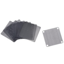 PC Dust Fan Screen with Screws for Cooling Dustproof Case Cover PVC 60mm 10pcs picture
