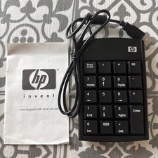 HP Targus USB Numeric Keypad PAKP004 External Number Pad Keyboard Black picture
