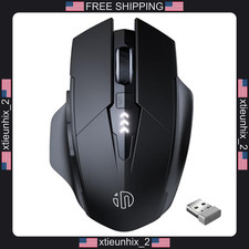 Wireless Mouse Rechargeable with Battery Level Display, Silent Click, 2400 DPI picture