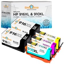 910XL 916XL Fits HP 910XL HP 916XL Black Cyan Magenta Yellow for OfficeJet Pro picture