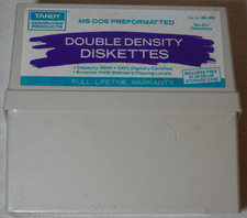 Tandy Computer Products Double Density Diskettes 26-450 (10) Sealed Unused picture