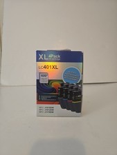 L2KB LC401XL 4-Pack Ink Cartridge Set for MFC-J1010DW/J1012DW/J1170DW picture