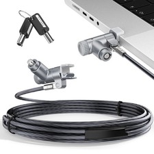 Laptop Locking Cable for MacBook 14/16 (2021–2024), Anti-Theft Keyed Laptop L... picture