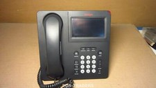 Avaya 9641G Black Gigabit IP Color Touchscreen VOIP Phone INCL HANDSET + STAND picture
