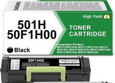 Toner for Lexmark 50F1H00 501H MS310d MS410d MS510dn MS610DN MS415DN SEALED picture