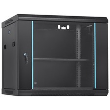 VEVOR 9U Wall Mount Network Server Rack Cabinet Enclosure 15.5'' Deep Door Lock picture
