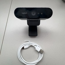 Logitech BRIO 4K Ultra HD Webcam USB-C Autofocus Microphone Black Camera picture
