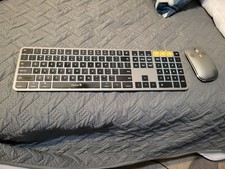ProtoArc KM100-A Bluetooth Ultra-Slim Backlit Keyboard Mouse Combo Black picture