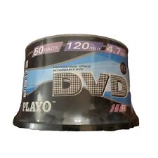 Playo DVD-R 50 Pack 120 Min 4.7GB Printable Blank Disks Spindle Factory Sealed picture