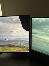Alienware AW3225QF 32” QD-OLED Curved Monitor- Cracked Screen - Parts/Repair picture