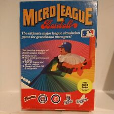 Vintage 1984 Apple II Micro League Baseball Pre-owned Untested. Appears Complete picture