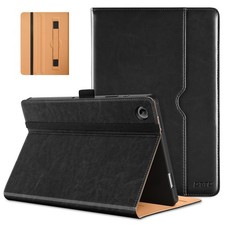 DTTO for Samsung Galaxy Tab A9 Plus 11 inch Case 2023, Premium Leather Black  picture