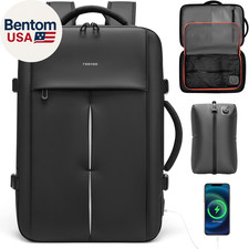 18 Inch Large Laptop Backpack with Built-In Electric Vacuum Compression Bag, Exp picture