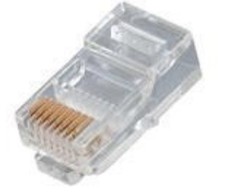 RJ45 (8C8P) CAT3/CAT5E Round Solid/Stranded ModularUnshielded - 100 Pack $15.00 picture