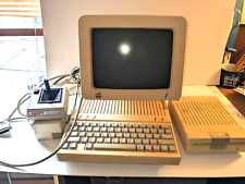 Apple IIC A2S4000 Computer w/monitor + stand + external mouse + disc reader picture