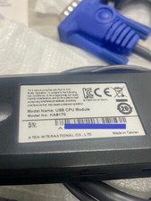 KA9170 USB KVM ADAPTER CABLE CPU MODULE WITH MOUNT KIT AND GUIDE picture