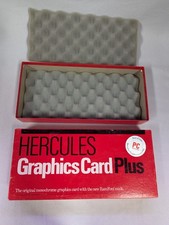 Vintage 1986 Hercules IBM ISA Graphics Card Plus RamFont ~ Empty Box Only picture