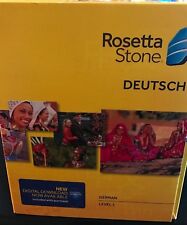 Rosetta Stone LEARN GERMAN LEVEL 1 CD SET + DIGITAL DOWNLOAD + HEADSET,V4 picture