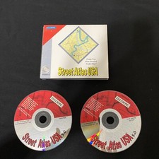 Street Atlas USA Ver. 5.0 2 Disc CD SET Delorme 1997 Windows 95/Windows NT 4.0 picture