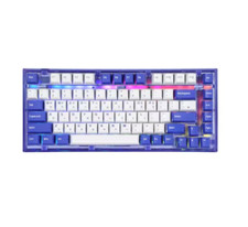 ABKO AG75w Gasket Mount RGB HOTSWAP Mechanical Keyboard / 82Key / Purple blue picture