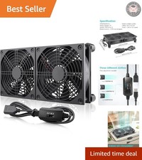 240mm USB Powered Router Cooling Fan | Multi-Speed Quiet Electronics Airflow picture