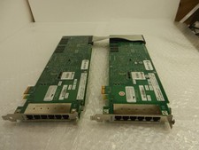 2X + RIBBON Dialogic Card  Analog Telcom Fax PCIe D120JCT-LSE 12-Port A00-0318JP picture