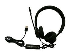 Dell Plantronics Model BW3320-M USB-A Headset Black picture