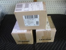 (3) Leviton 47600-QPB Quickport Mounting Bracket Accepts 12-Port connectors picture