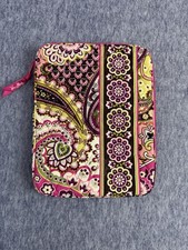 Vera Bradley Small Tablet Sleeve Zipper Case Cover Very Berry Paisley Purple picture