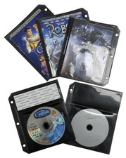 CD/DVD Half Sheet Storage Binder Filing Sleeve & Booklet Lot picture