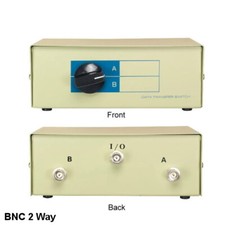 Kentek BNC 2 Way Data Transfer Switch Box Female IO AB Coaxial BNC Video Monitor picture