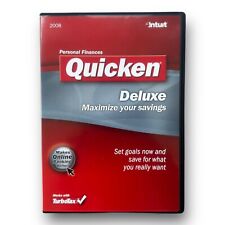 Intuit Quicken Deluxe 2008 For Windows '00/'03/XP/Vista NOT for Win 10/11 picture