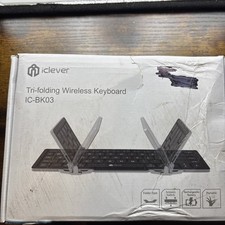 iClever Tri-folding Wireless Keyboard Bluetooth Multi Device IC-BK03 New picture