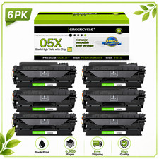 6PK CE505X 05X Toner Cartridge For HP LaserJet P2055 P2055dn P2055X Printer picture