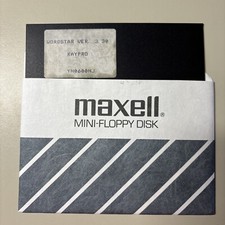 Vintage KAYPRO WORDSTAR Ver. 3.30 Software 5.25” Floppy Disk VHTF picture